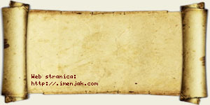 Jakov Sandić vizit kartica